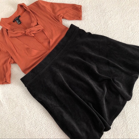 NOT FOR SALE RIGHT NOW! 
Forever 21 Plus Black Suede SkaterSkirt Size 0X - Picture 2 of 5